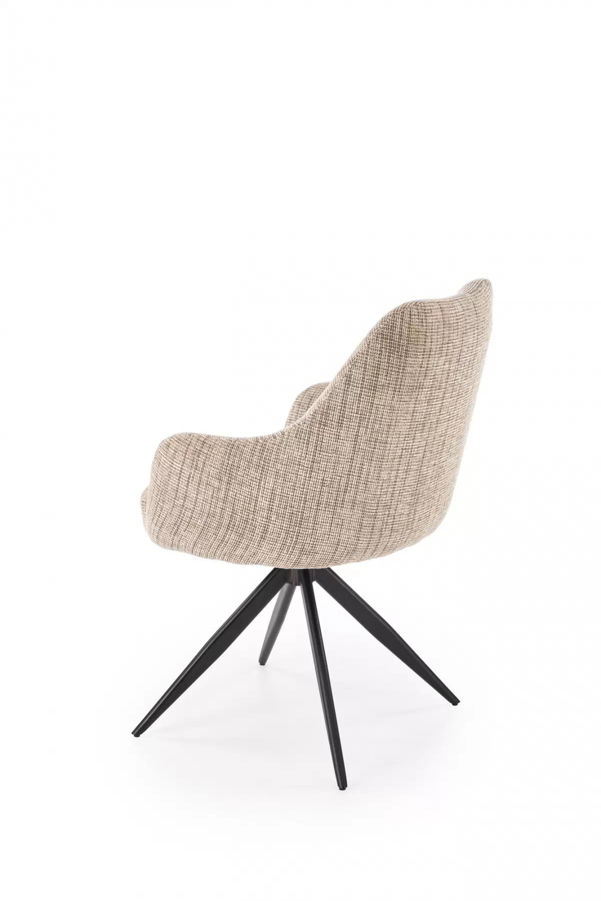 Otočná čalouněná židle Volaro - béžová / černé nožky židle čalouněné Volaro obrotowe - béžová / Nohy černá