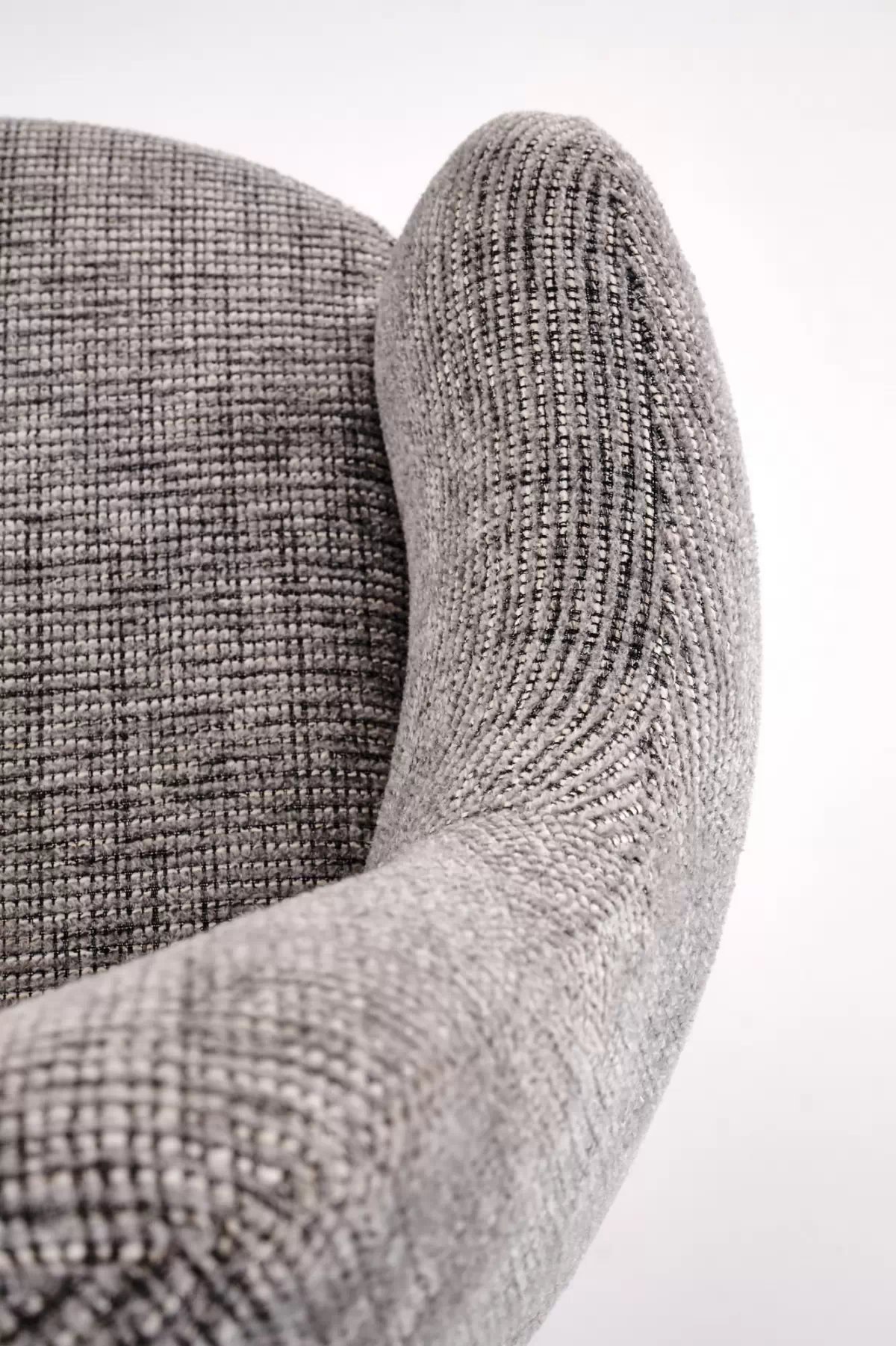 Otočná čalouněná židle Volaro - šedá / černé nožky židle čalouněné Volaro obrotowe - popelavá / Nohy černá