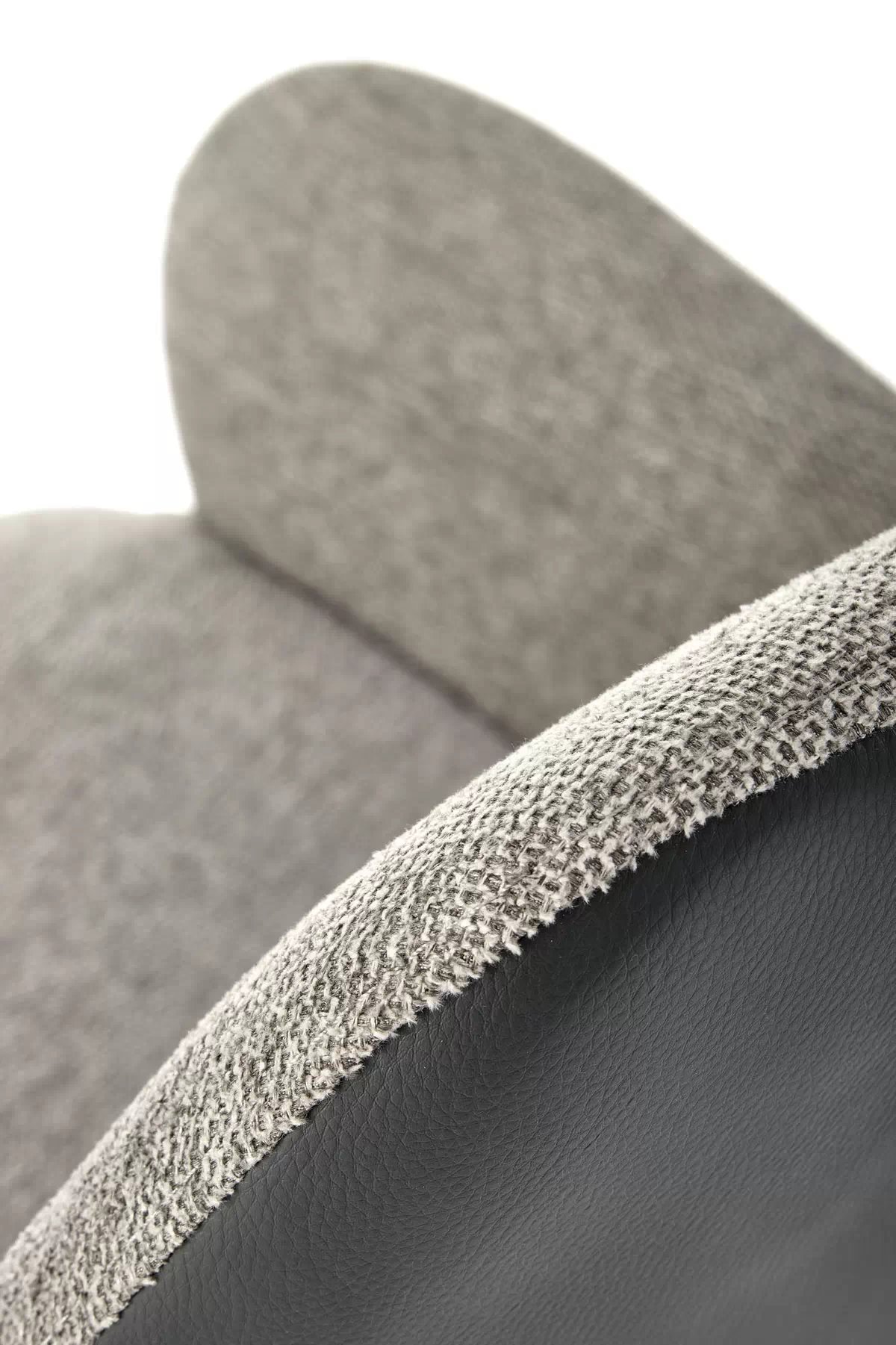 Jídelní židle K494 - popelavá / černá židle čalouněné z obrotowym sedadlem k494 - Popelový / Černý