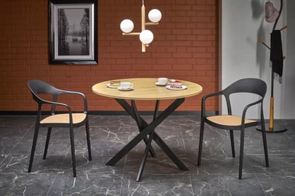 Jídelní židle Veltro - černá / přírodní židle Veltro - černá / přírodní