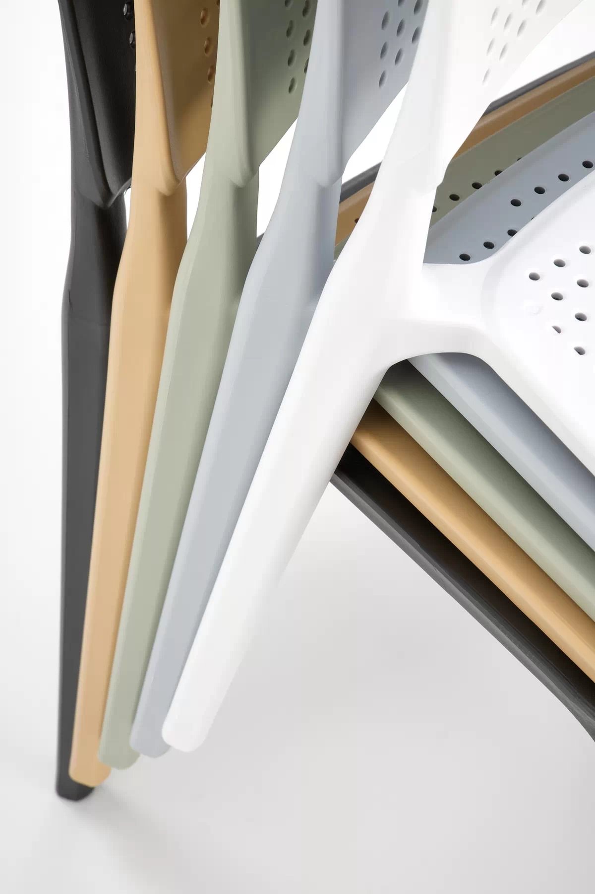 Plastová stolička K514 - mint Stolička z tworzywa k514 - mietowy