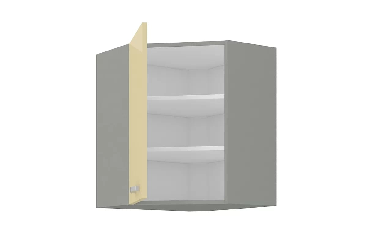 Závěsná rohová skříňka Karmen 58x58 GN-72 1F Laon 58x58 GN-72 1F - Skříňka závěsná rohová - wnetrze 