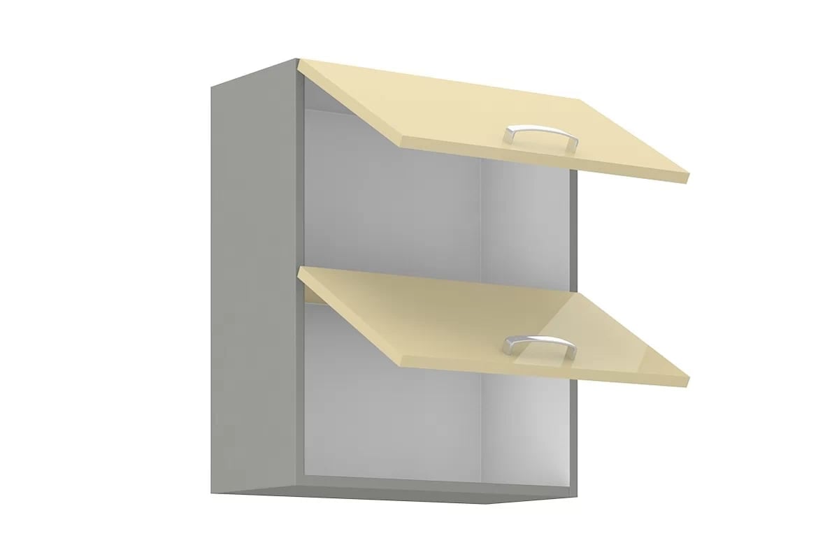 Závěsná výklopná skříňka Karmen 60 GU-72 2F Laon 60 GU-72 2F - Skříňka závěsná z frontami uchylnymi - wnetrze