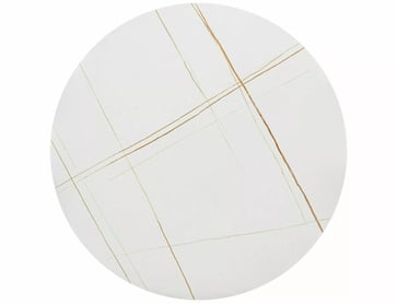Sada konferenčních stolků Kora B - bílá / černá / mramor / černý mat Konferenční stolek kora b biaLy mat/černá mat fi80 fi60/ černá Komplet