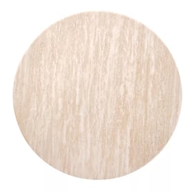 Konferenčný stolík Dorotea S 50 cm - travertín / orechový dekor Konferenčný stolík okragla Dorotea S 50 cm do obývacej izby - Travertín / orieškový