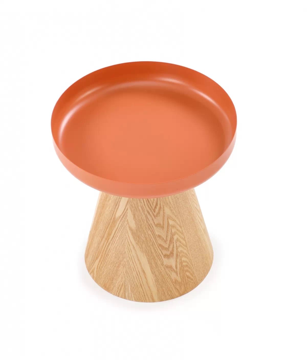 Konferenční stolek Gina 40 cm - přírodní / skořicová Konferenční stolek okragla Gina 40 cm pro obývacího pokoje - přírodní / skořicová