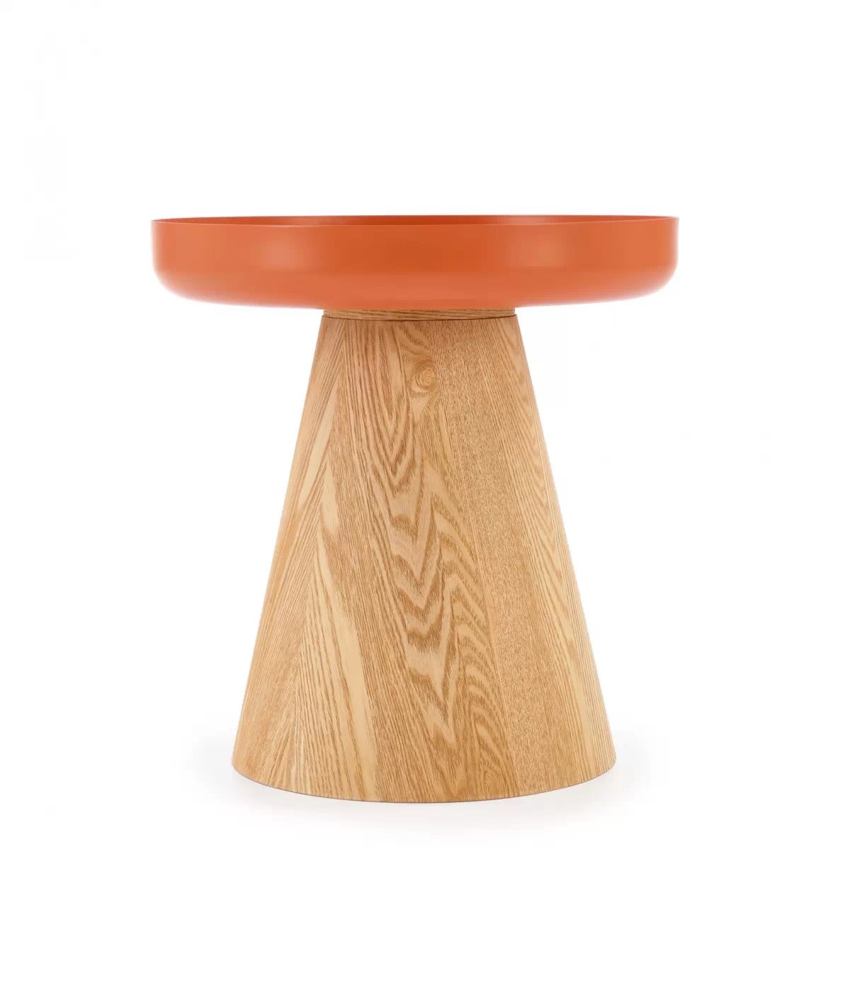 Konferenční stolek Gina 40 cm - přírodní / skořicová Konferenční stolek okragla Gina 40 cm pro obývacího pokoje - přírodní / skořicová