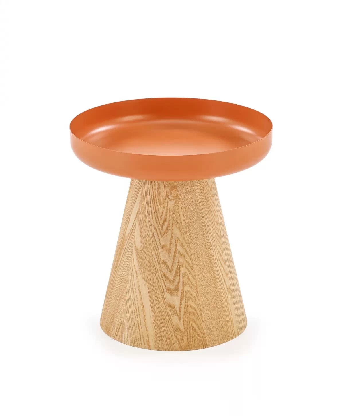 Konferenční stolek Gina 40 cm - přírodní / skořicová Konferenční stolek okragla Gina 40 cm pro obývacího pokoje - přírodní / skořicová