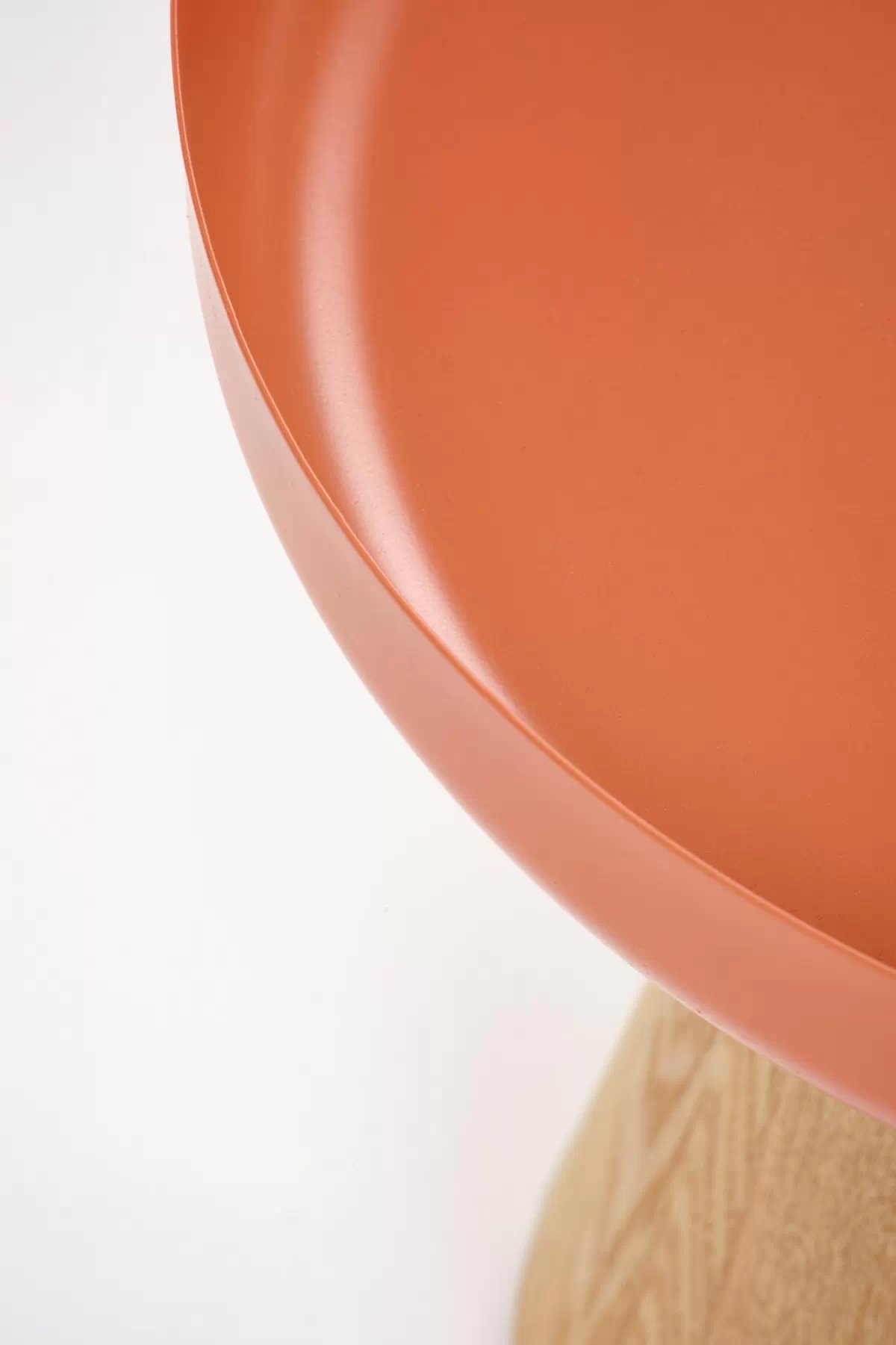 Konferenční stolek Gina 40 cm - přírodní / skořicová Konferenční stolek okragla Gina 40 cm pro obývacího pokoje - přírodní / skořicová