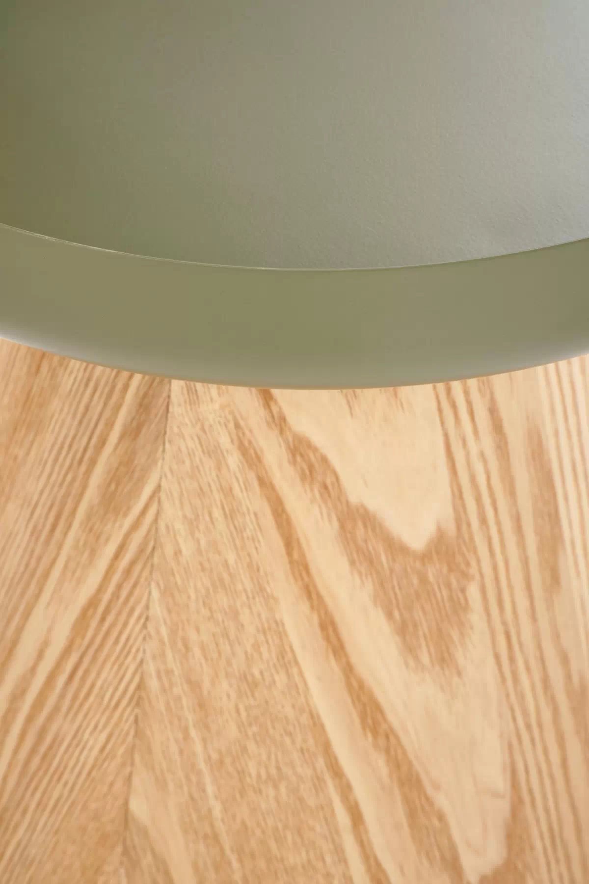 Konferenční stolek Gina 40 cm - přírodní / zelená Konferenční stolek okragla Gina 40 cm pro obývacího pokoje - přírodní / zelená