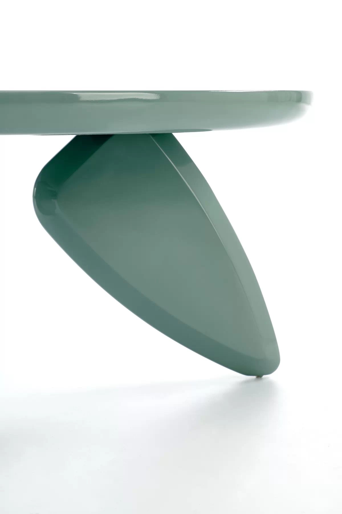 Kulatý konferenční stolek Soraya 80 cm – světle modrá Konferenční stolek okragla soraya 80 cm - světlý modrá