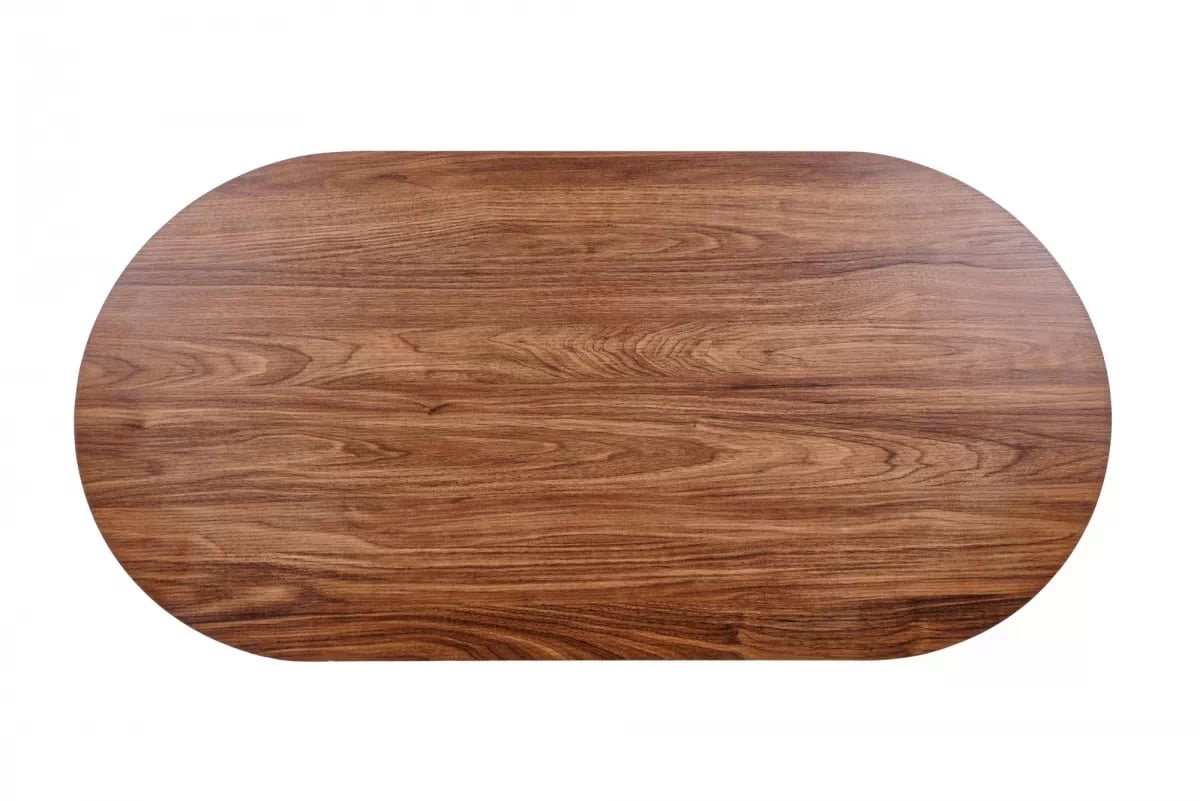 Konferenční stolek Gisela 120 cm - ořechová Konferenční stolek owalna Gisela 120 cm pro obývacího pokoje - ořechový