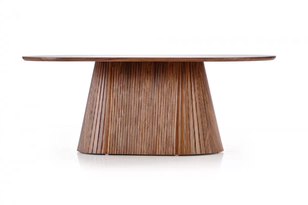 Konferenční stolek Gisela 120 cm - ořechová Konferenční stolek owalna Gisela 120 cm pro obývacího pokoje - ořechový