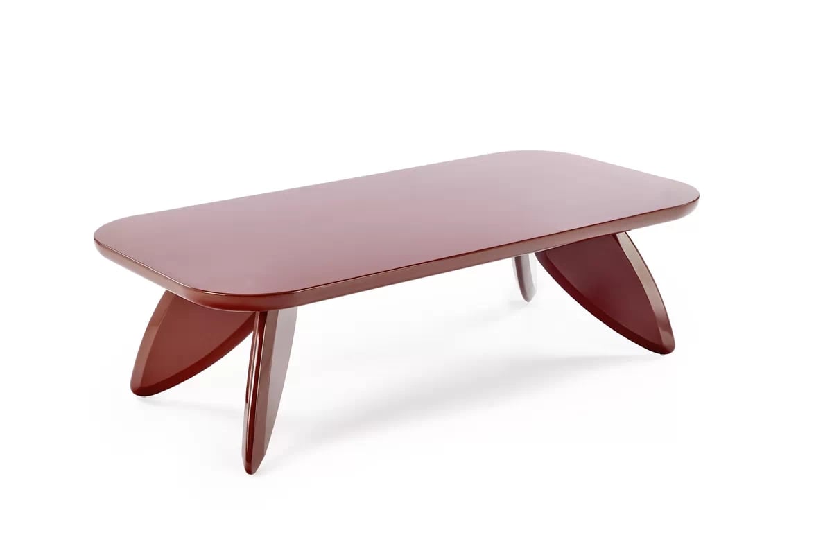 Obdélníkový konferenční stolek Soraya 120 cm – vínová Konferenční stolek prostokatna soraya 120 cm - bordová