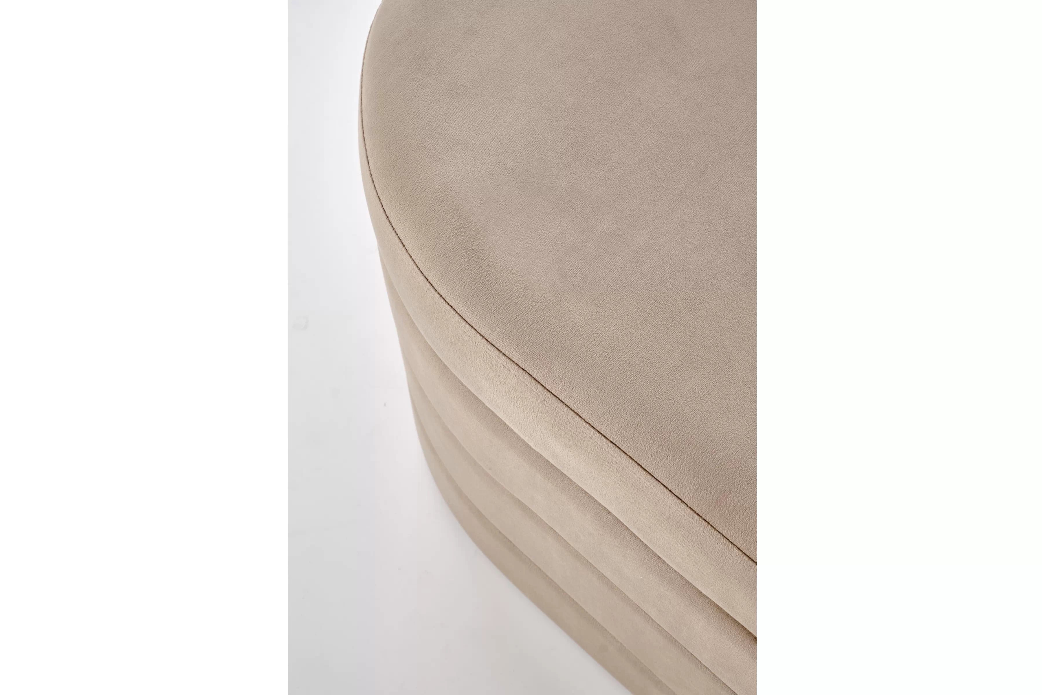 Čalúnená lavica Velio so zásobníkom do predsiene - béžový zamat Lawka čalúnená Velio s úložným priestorom do predsienie - béžový velúr