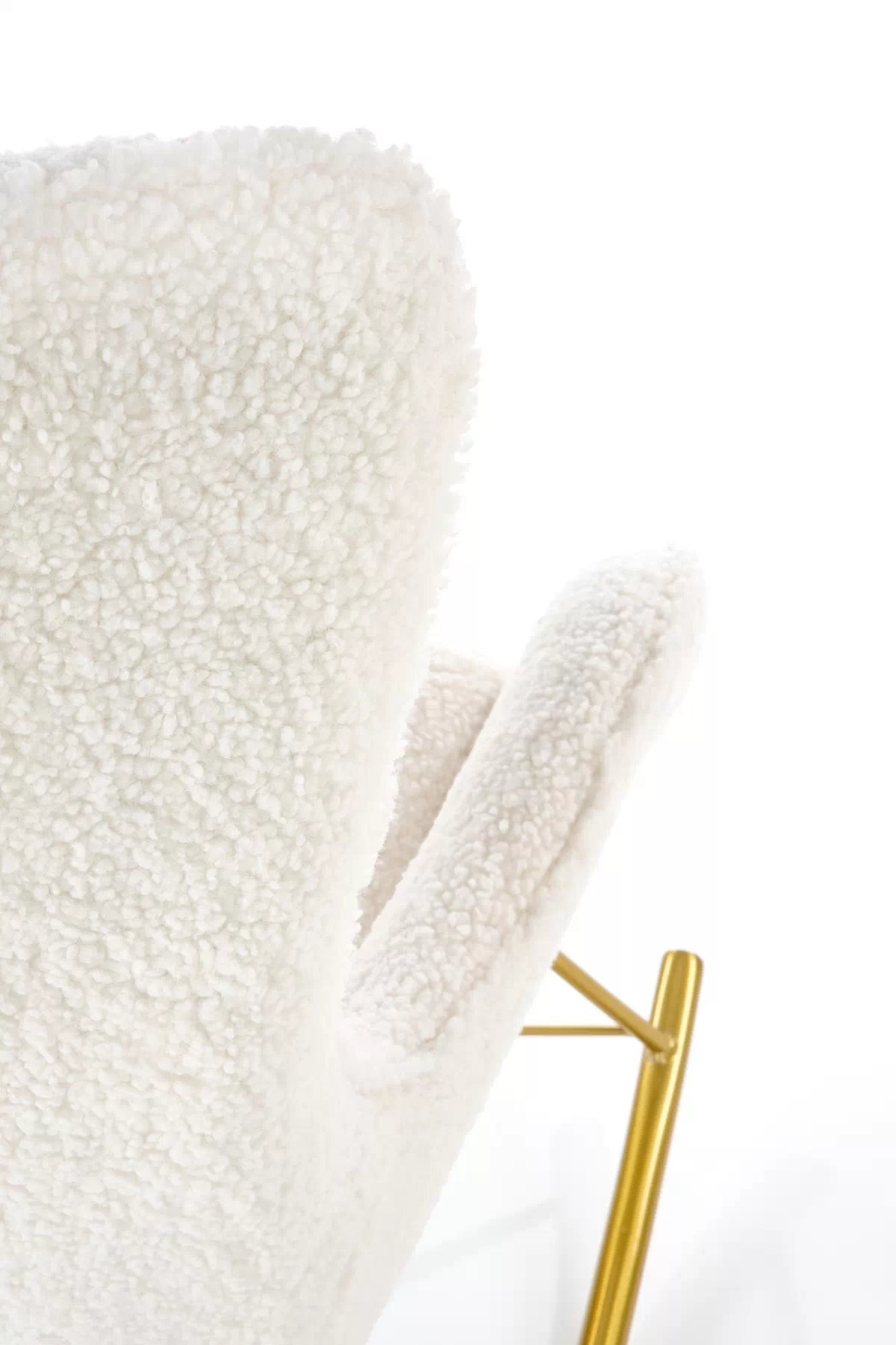 Křeslo Liberto - krémová / žlutá liberto Křeslo Krémový / Žlutý