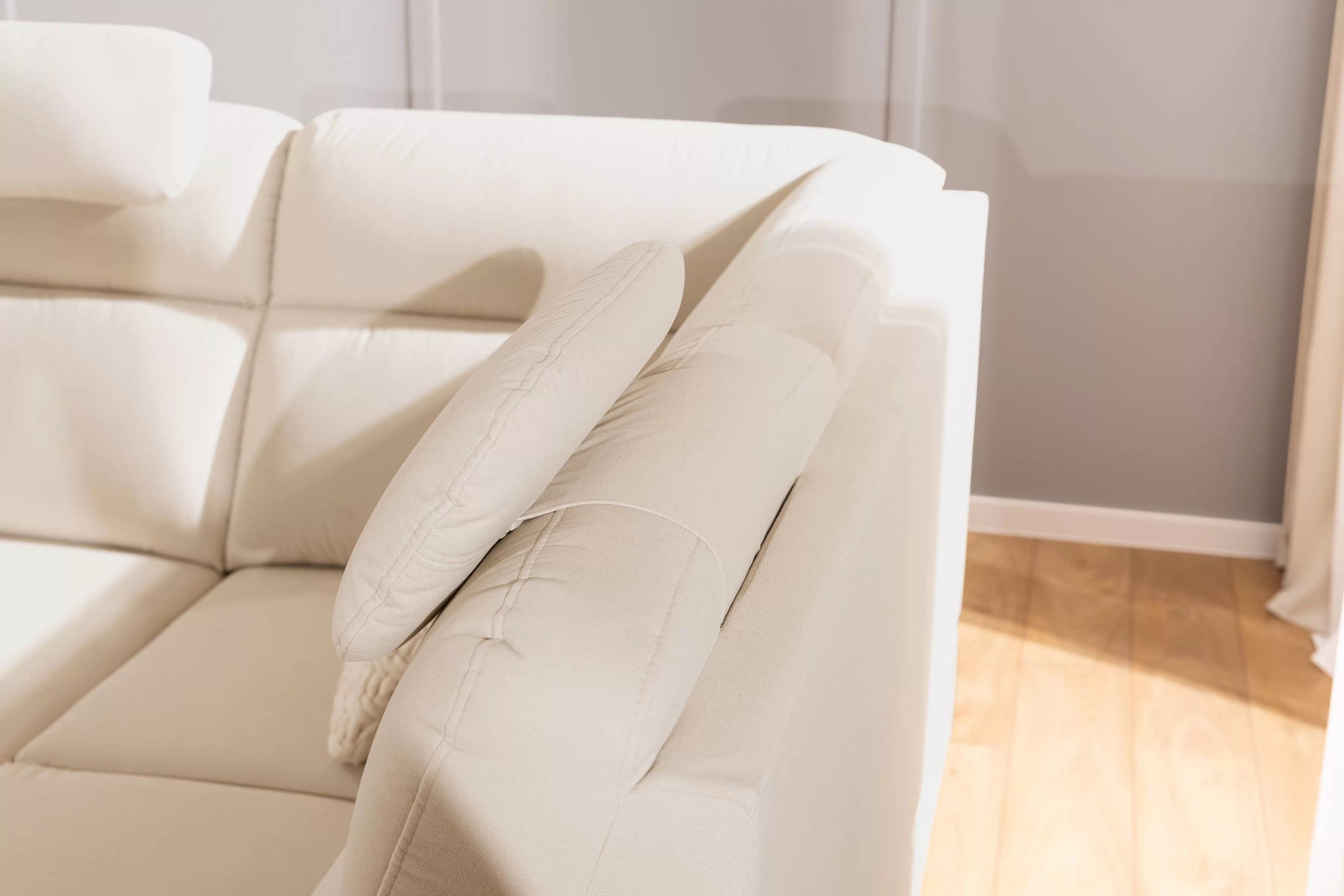 Rohová sedacia súprava Loario L pravá s úzkym bokom LOARIO BL-A+2SF+OT2P+N-A