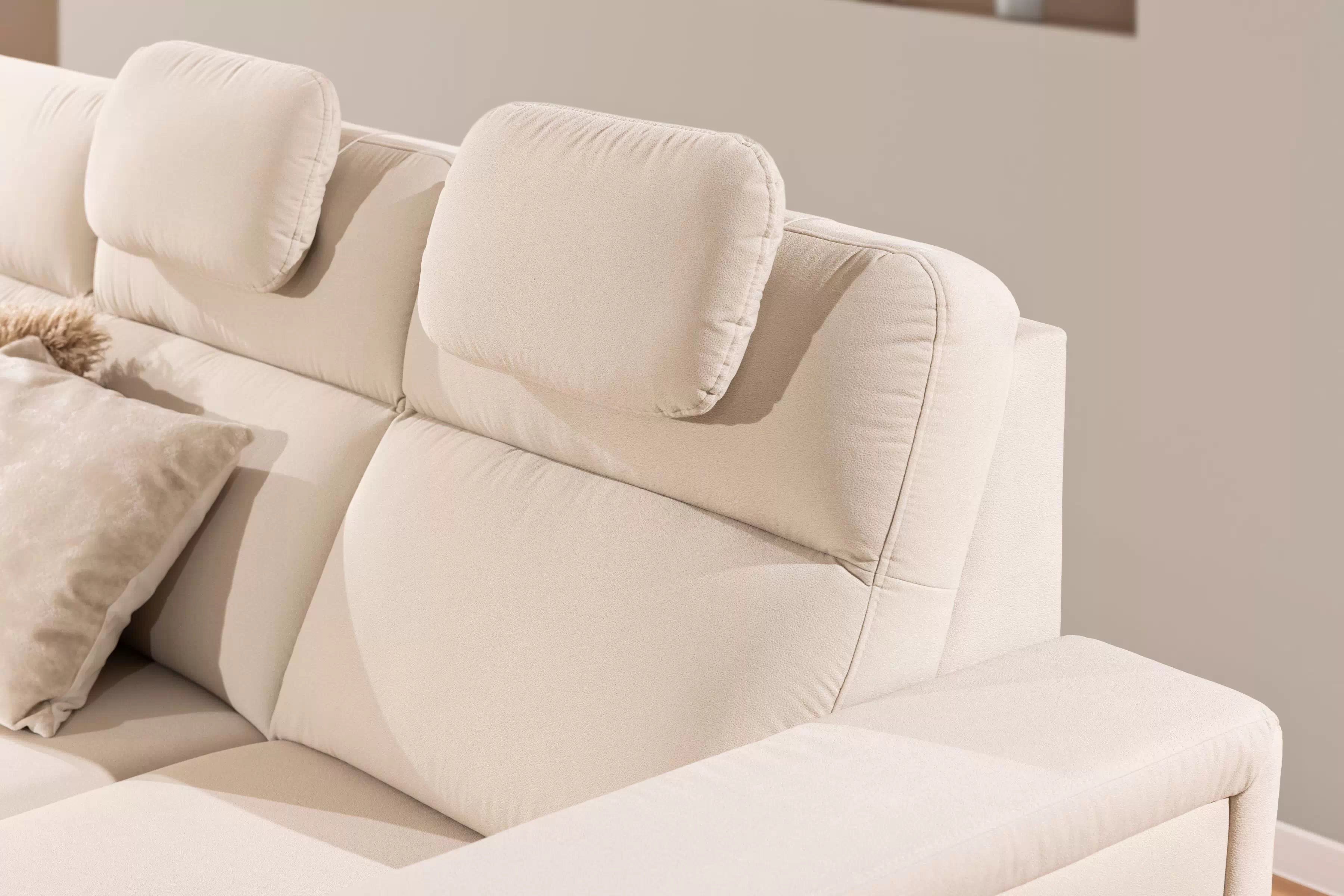 Rohová pohovka Loario L levá se širokými boky LOARIO BP-C+2SF+OT2L+N-B