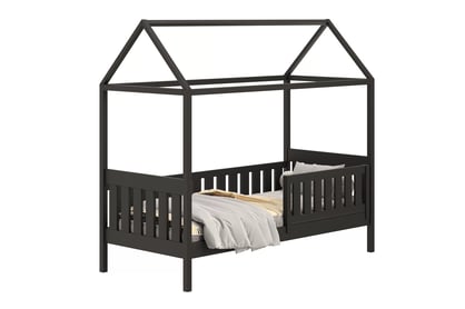 Nemos egyszintes gyermekágy - fekete / 80x180 Lozko pavilon Nemos 80x180 egyszintes - fekete