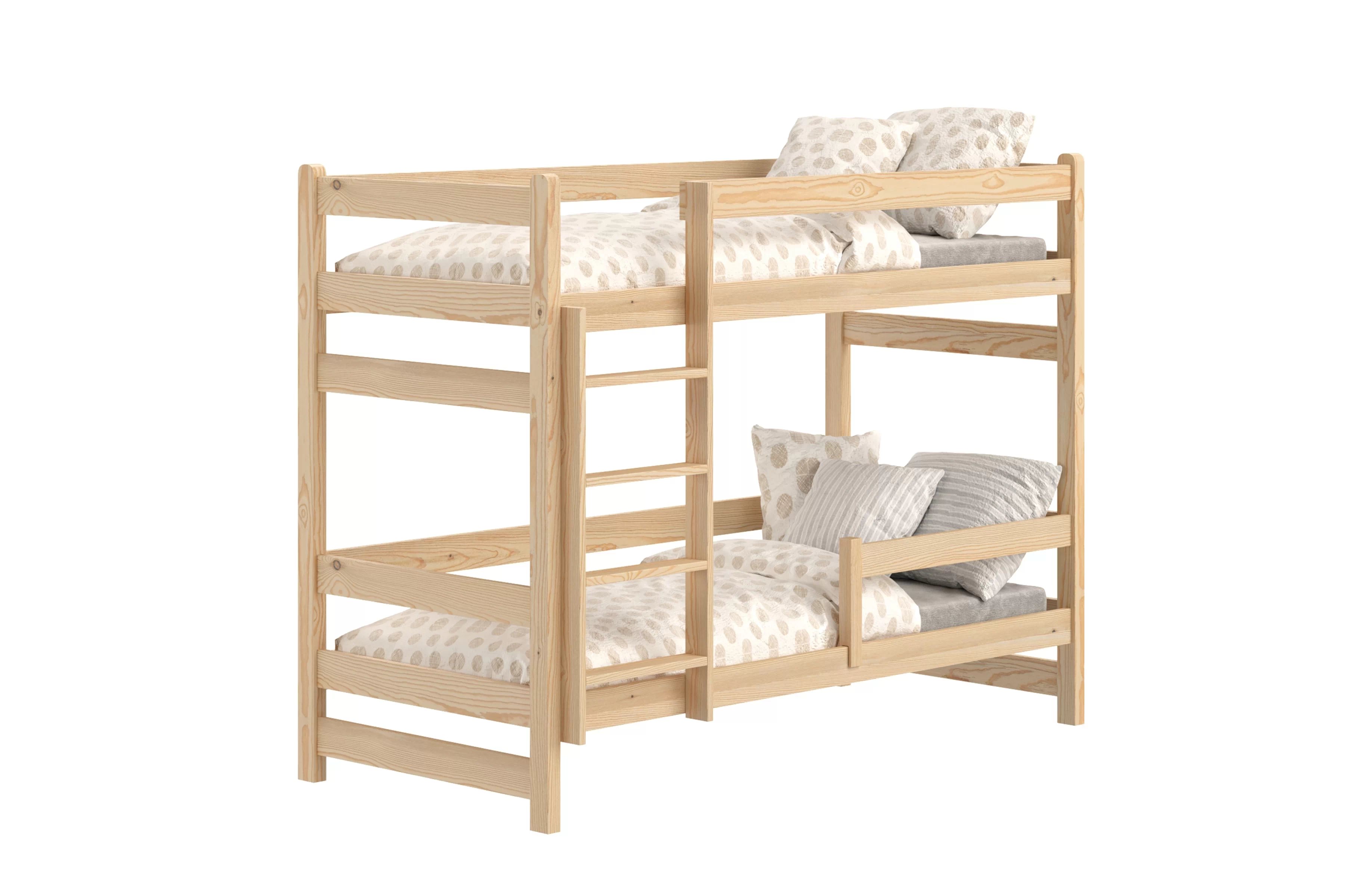 Poschodová posteľ Alis - Borovica, 80x180 Posteľ dzieciece Alis 80x180 poschodová - Borovica