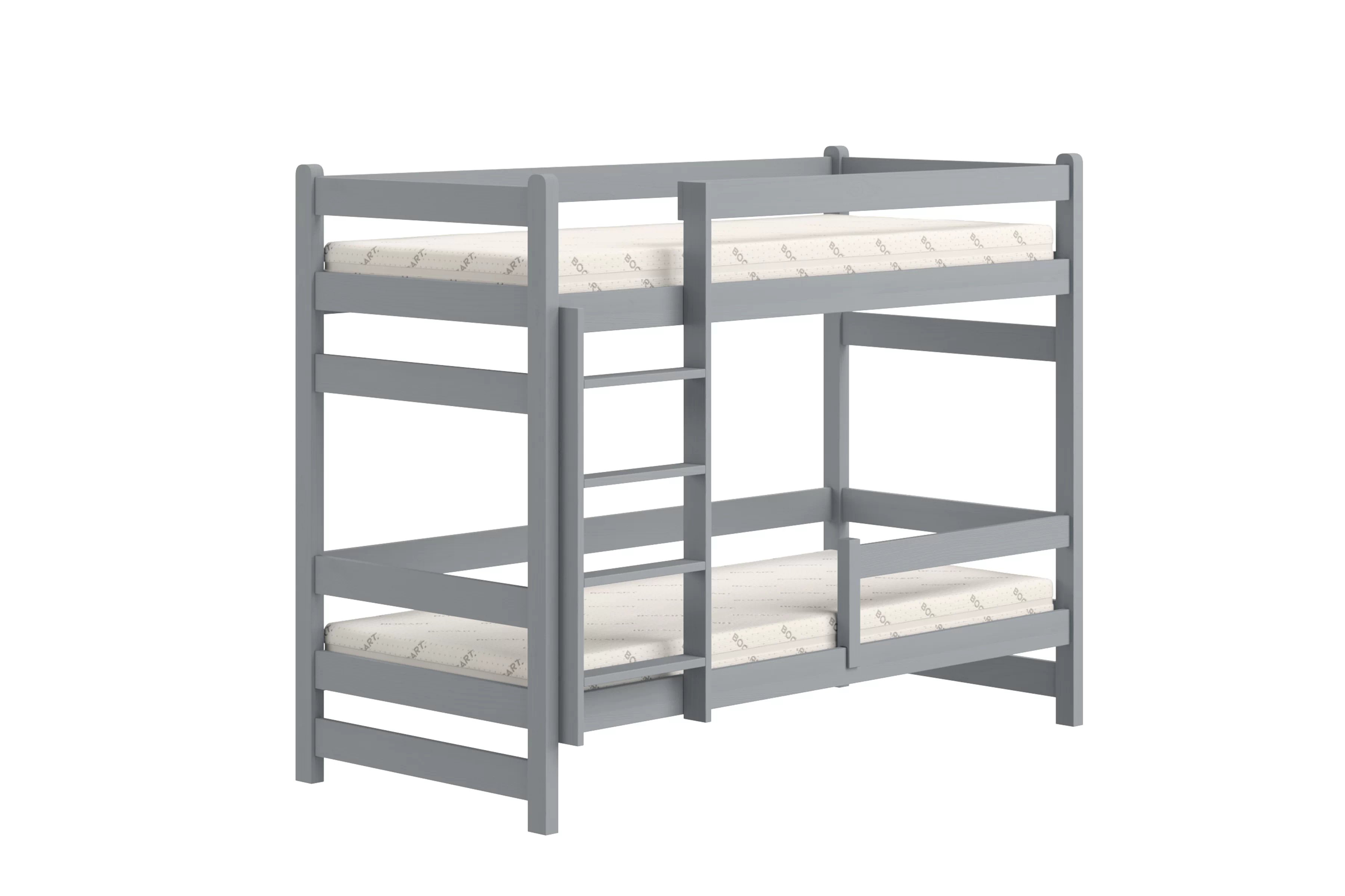 Poschodová posteľ Alis - šedý, 90x190 Posteľ dzieciece Alis 90x190 poschodová - šedý