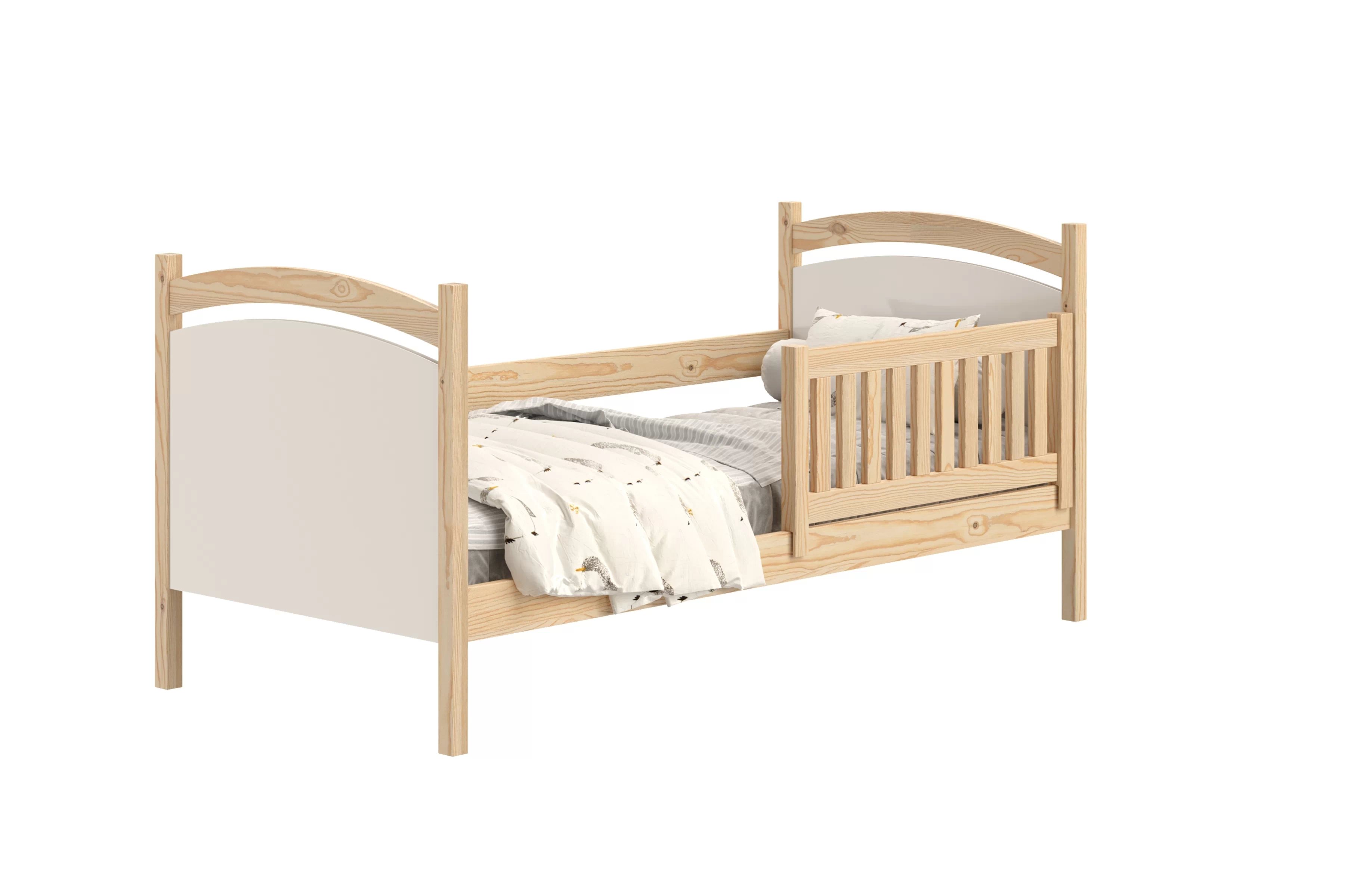 Detská posteľ s tabuľou Amely - Farba Borovica, rozmer 80x160 Posteľ dzieciece Amely 80x160 z tablica suchoscieralna - Borovica