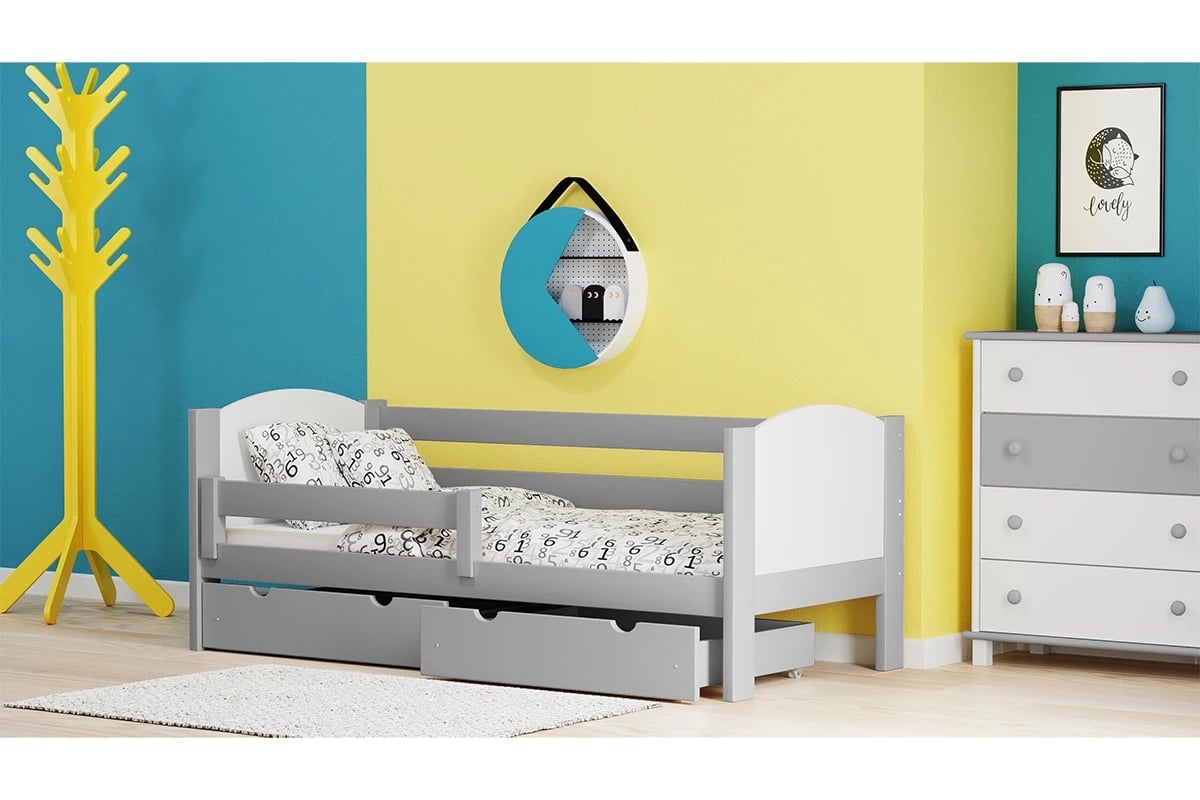 Dřevěná dětská postel Denis II postel hnědá