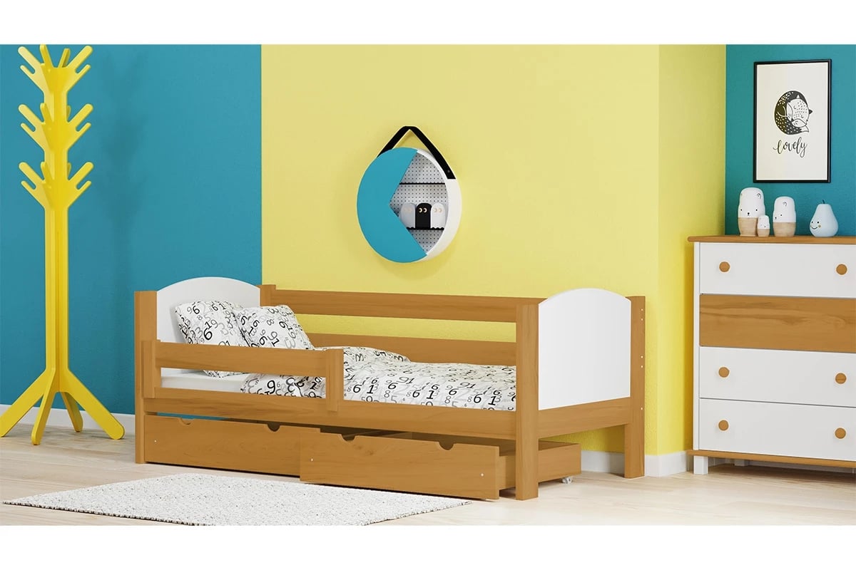 Dřevěná dětská postel Denis II postel přízemní