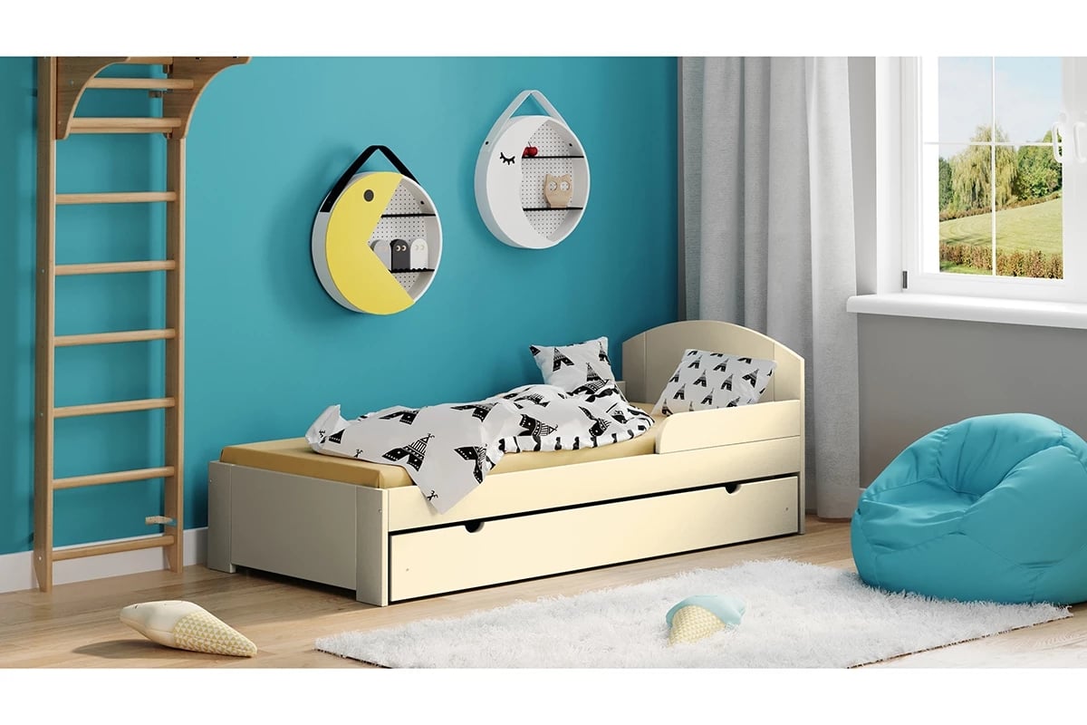 Posteľ Fibi II s výsuvným extra lôžkom Posteľ dla chlopca