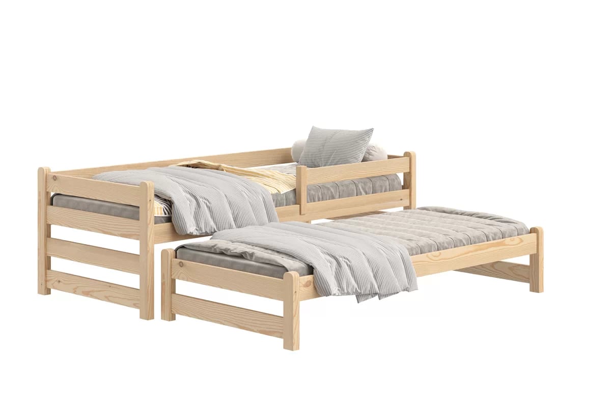 Dětská výsuvná postel Alis 90x190 cm - borovice Postel dzieciece přízemní s přistýlkou Alis - borovice, 90x190