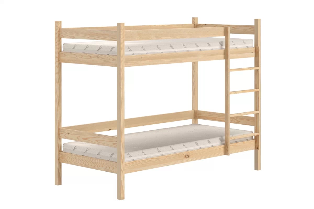 Poschodová posteľ Fabrio 80x200 - borovica Posteľ dzieciece poschodová Fabrio - 80x200 / Borovica