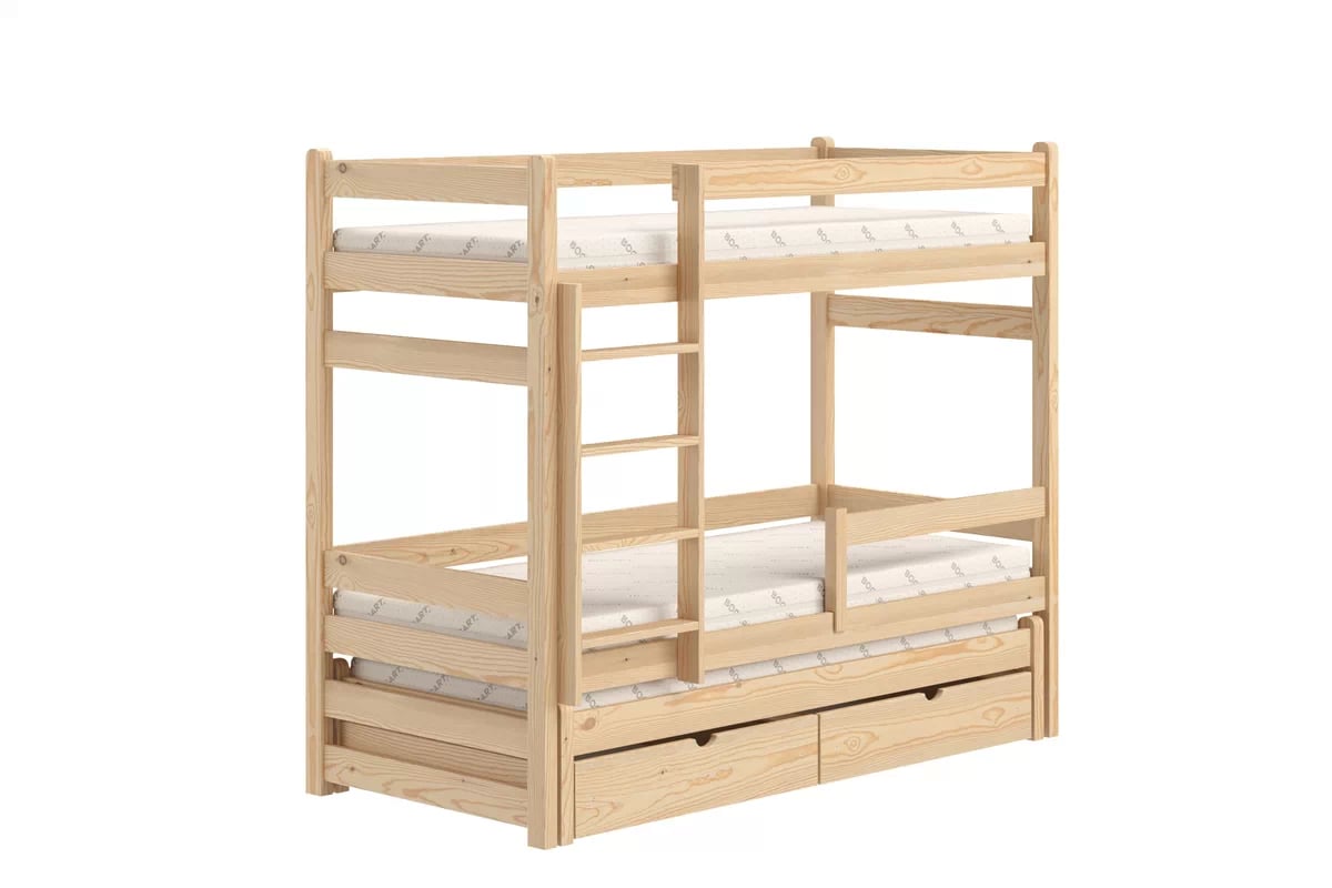 Dětská patrová výsuvná postel Alis 90x190 cm - borovice Postel dzieciece patrová  výsuvná Alis - borovice, 90x190