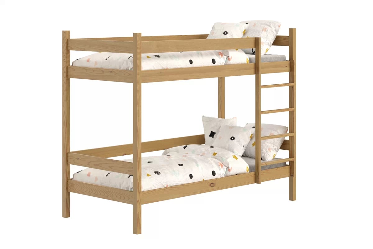 Poschodová posteľ Fabrio so zásuvkami - dub, 90x200 Posteľ dzieciece poschodová so zásuvkami Fabrio - 90x200 / Dub