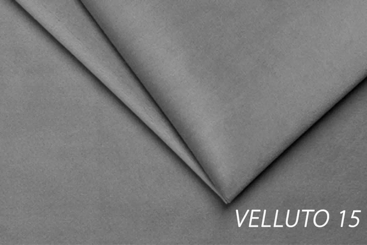 Manželská posteľ Galin 160x200 cm s úložným priestorom - sivý velúr Velluto 15 Posteľ Galin S vnútorným úložným priestorom/ 160x200 / Velutto 15