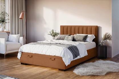 Boxspring posteľ Misel 140x200 S vnútorným úložným priestorom- červený zamat Magic Velvet 2213 / nožičky Venge Boxspring posteľ Misel 140x200 S vnútorným úložným priestorom- červený zamat Magic Velvet 2213 / nožičky Venge