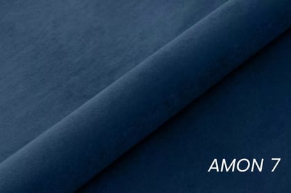 Kontinentálna posteľ Verona 160x200 s úložným priestorom – tmavomodrý hydrofóbny zamat Amon 07 Boxspring posteľ Verona 160x200 s úložným priestorom - námornícka modrá velúr hydrofobowy Amon 07