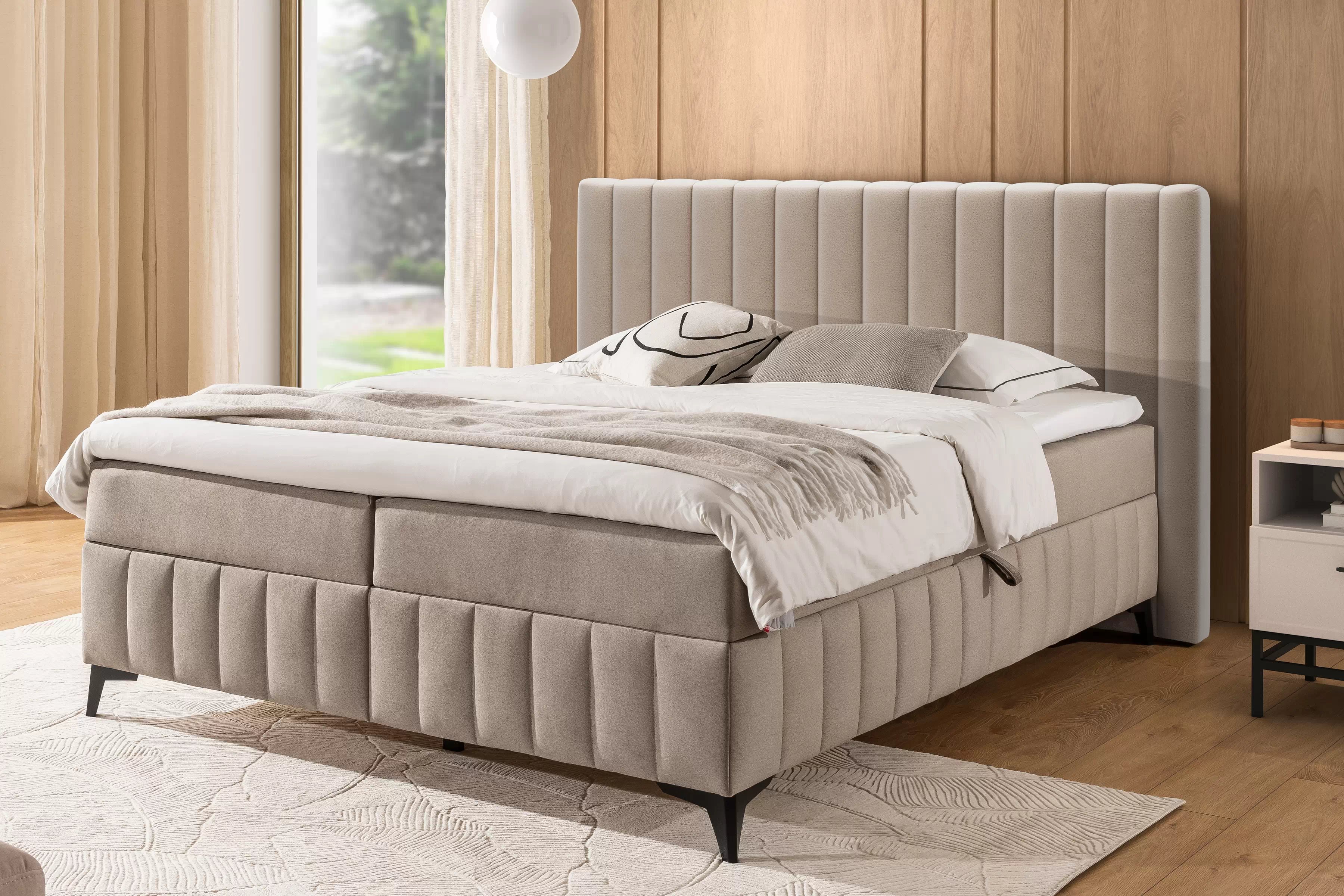 Boxspring posteľ Verona 160x200 s úložným priestorom Boxspring posteľ Verona 160x200 s úložným priestorom