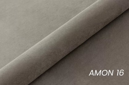 Kontinentálna posteľ Verona 180x200 s úložným priestorom – béžový hydrofóbny zamat Amon 16 Boxspring posteľ Verona 180x200 s úložným priestorom - béžový velúr hydrofobowy Amon 16 