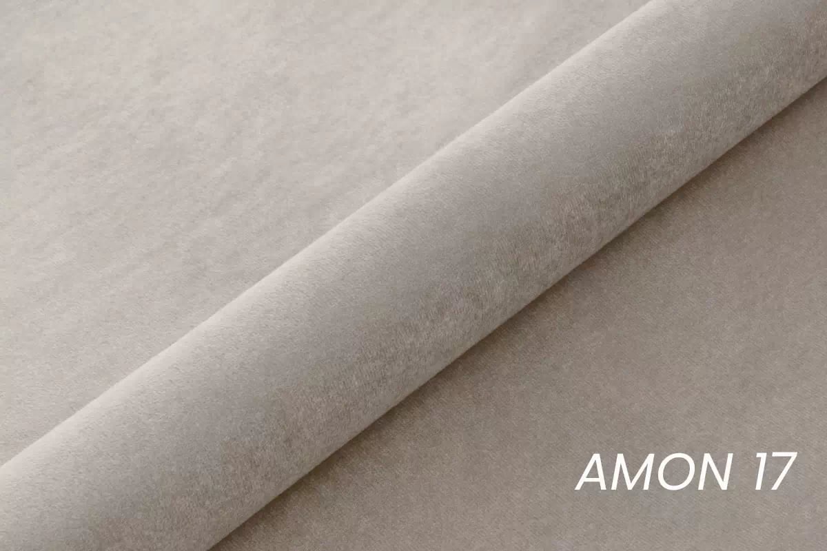 Boxspring posteľ Verona 180x200 s úložným priestorom – svetlobéžový hydrofóbny zamat Amon 17 Boxspring posteľ Verona 180x200 s úložným priestorom - svetlý Béžová velúr hydrofobowy Amon 17 