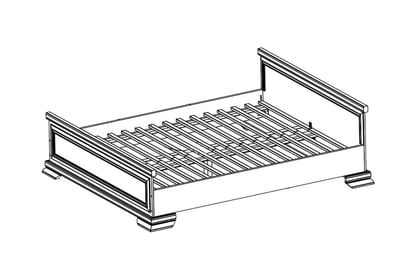 Posteľ Kora KLS - Borovica andersen posteľ kora