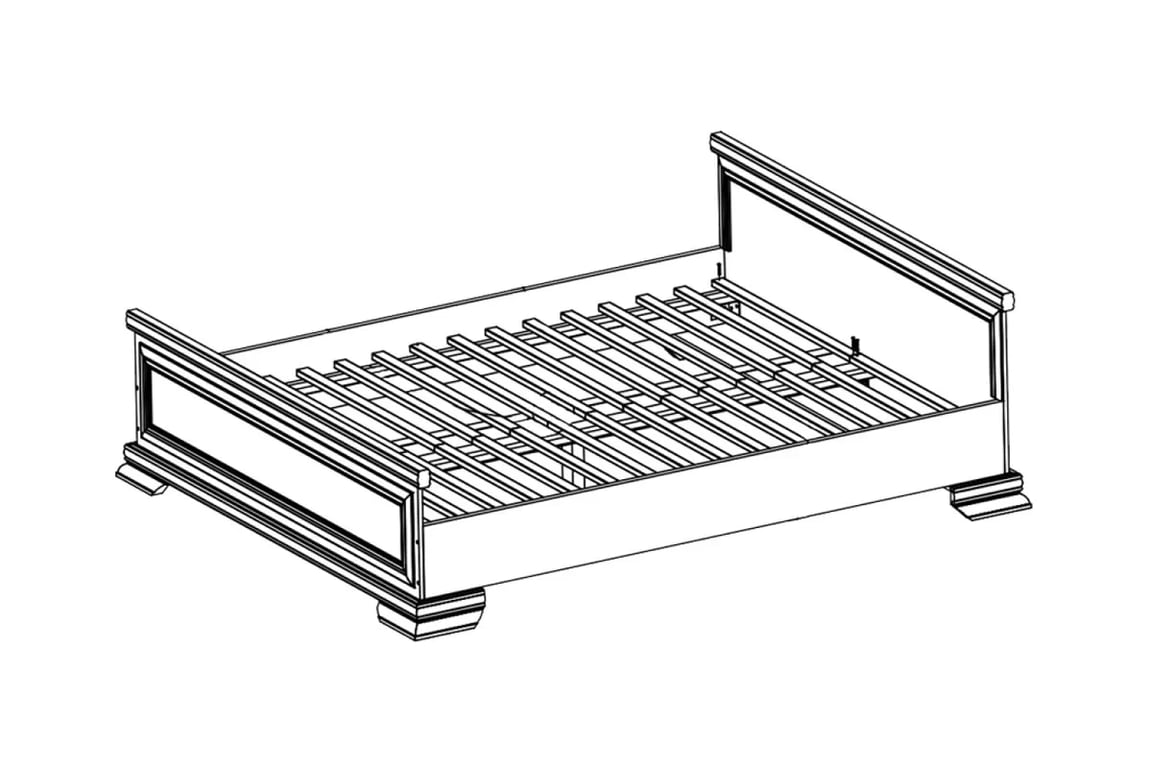 Posteľ Kora KLS - Borovica andersen posteľ kora