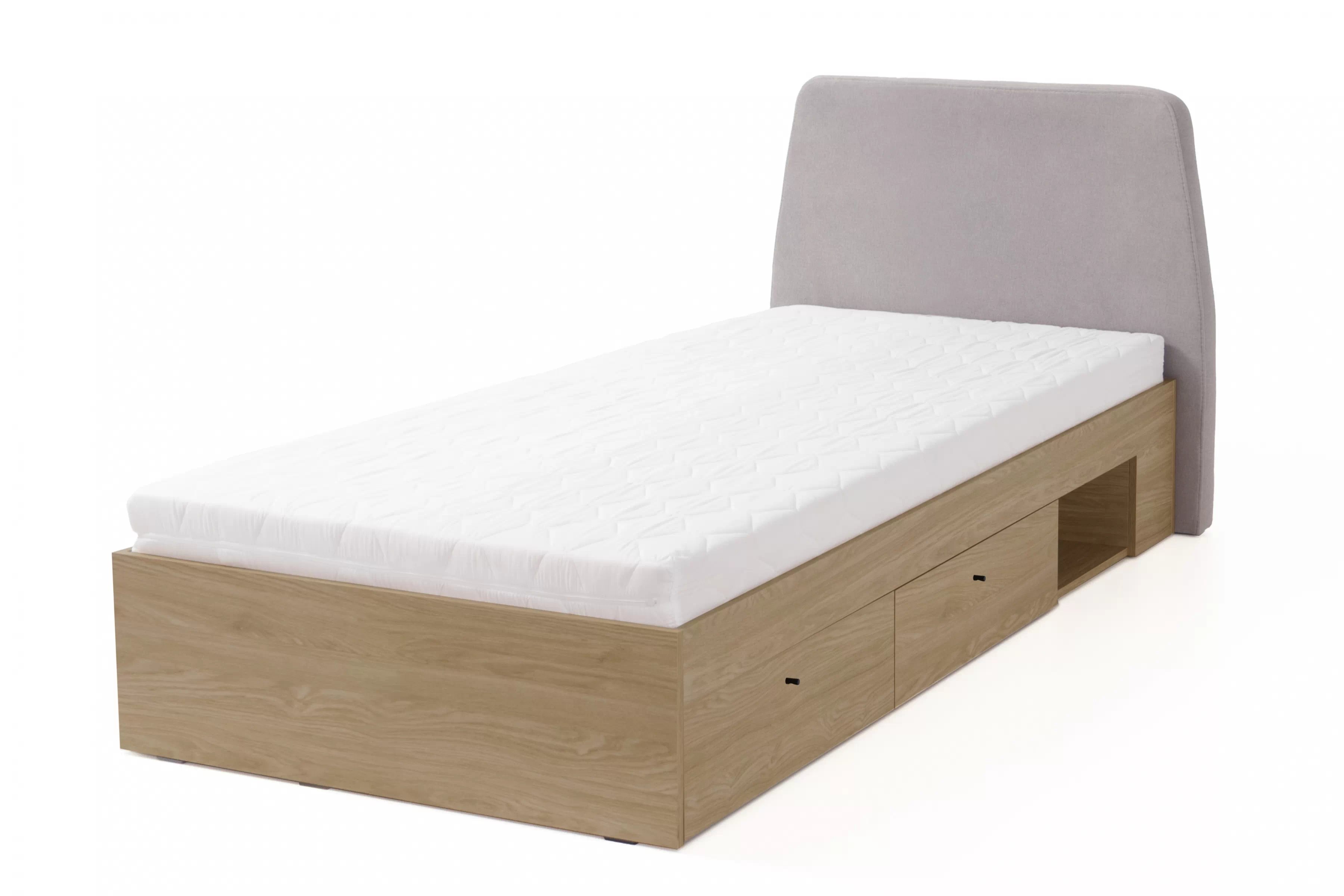 Detská posteľ Alessio 90x200 cm - dub baltic dune Posteľ mlodziezowe Alessio 12 - 90x200 cm - Dub baltic dune