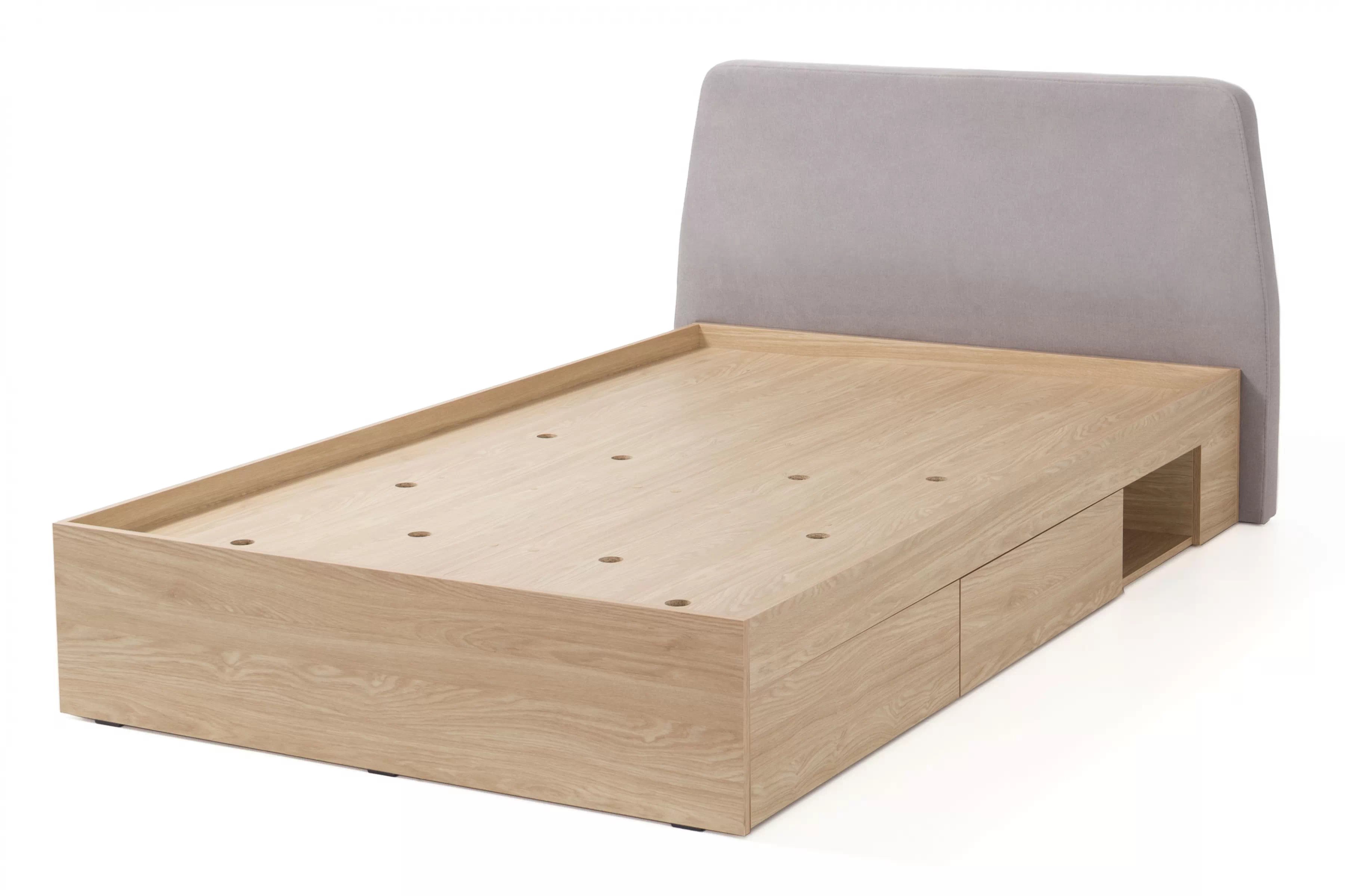 Detská posteľ Alessio 120x200 cm - dub olejovaný Posteľ mlodziezowe Alessio 13 - 120x200 cm - Béžová Pieskový / Dub olejowany