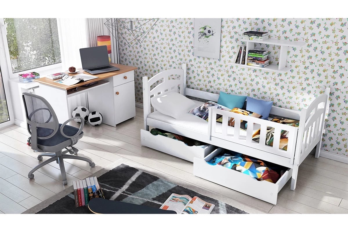 Přízemní postel Nati pro 1 osobu dětská postel