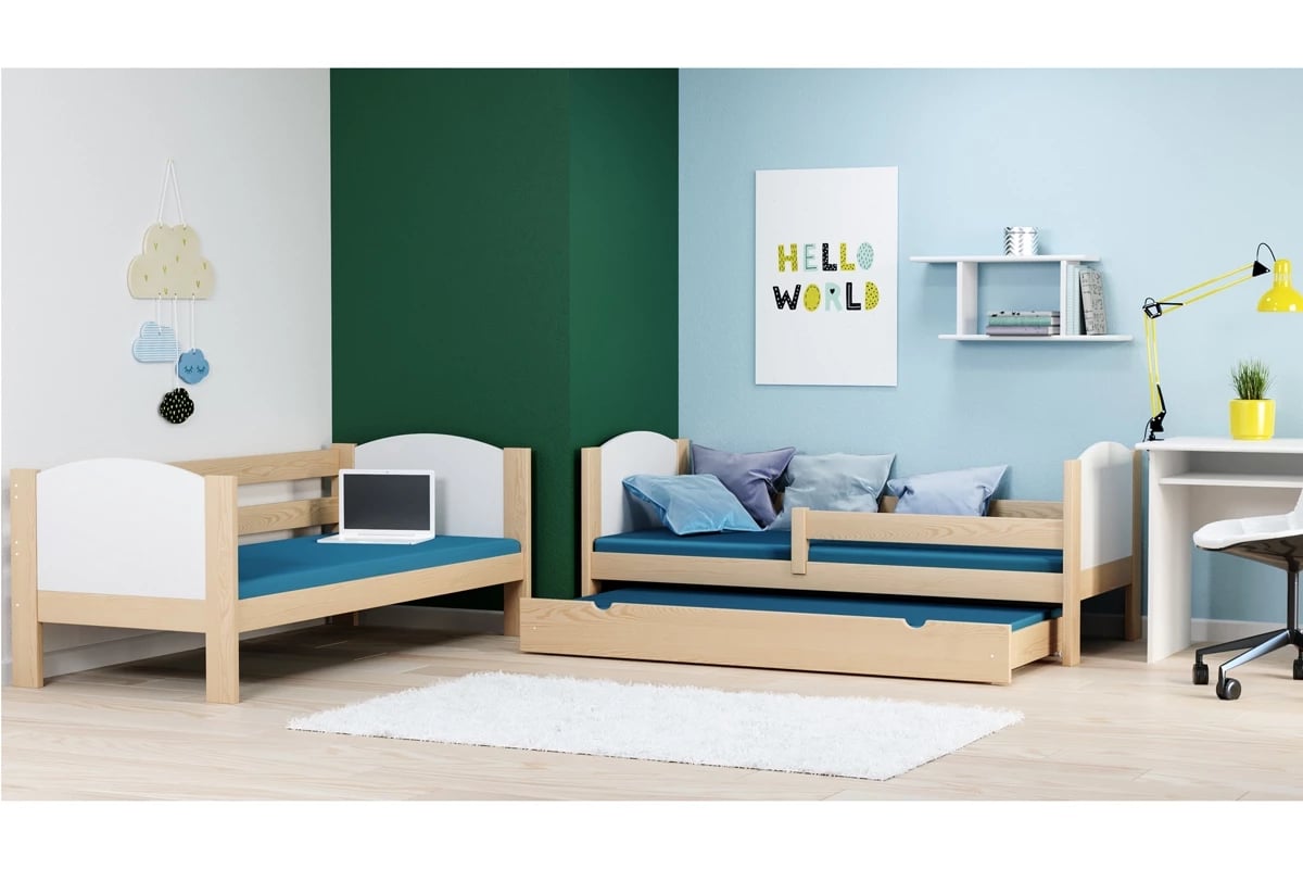 Poschodová drevená posteľ Feliks II 3 os. Posteľ pietrowe rozkladane na dwa