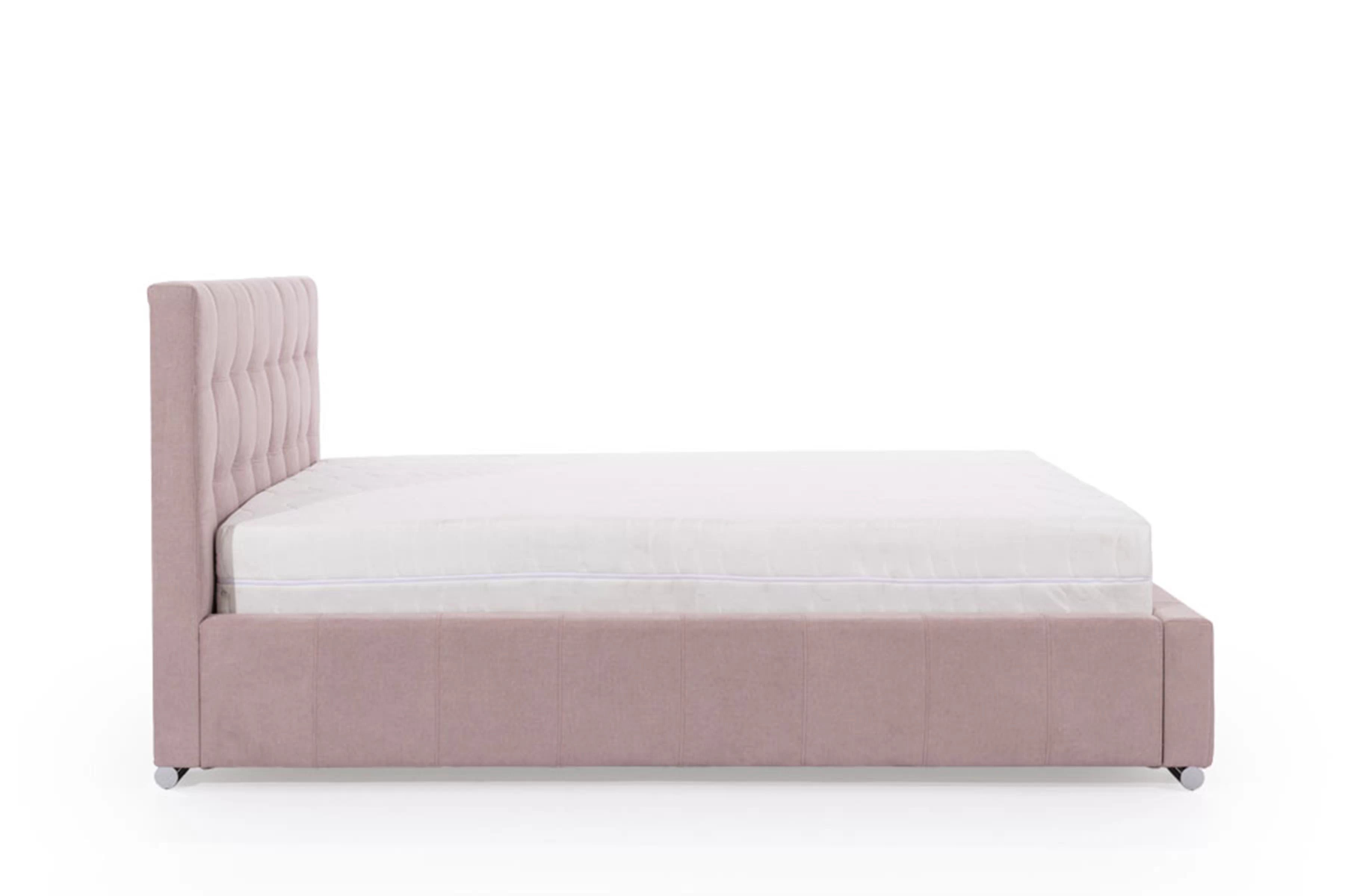 Manželská posteľ Firenzo s úložným priestorom 180x200 - ružový zamat Soro 61 Posteľ do  spálňa  Firenzo 180x200 S vnútorným úložným priestorom- Ružová velúr Soro 61