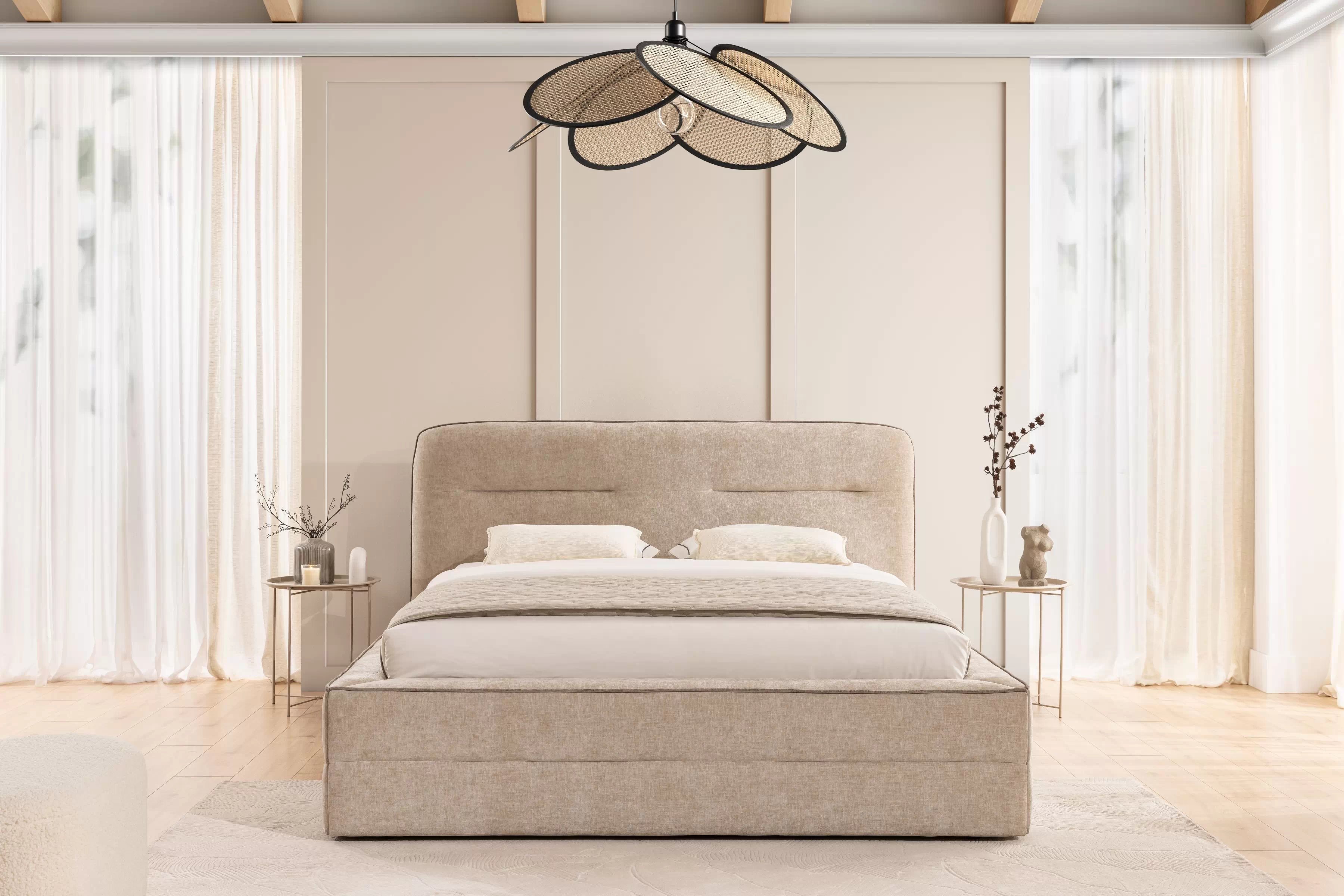 Čalouněná postel s úložným prostorem Tulia I 180x200 Postel pro ložnice s úložným prostorem Tulia 180x200