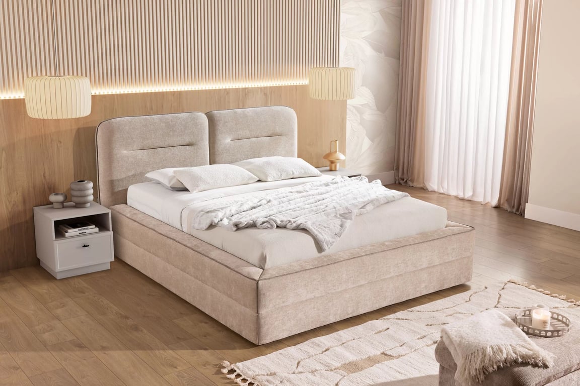 Postel pro ložnice s úložným prostorem Tulia II 140x200 Postel pro ložnice s úložným prostorem Tulia II 140x200