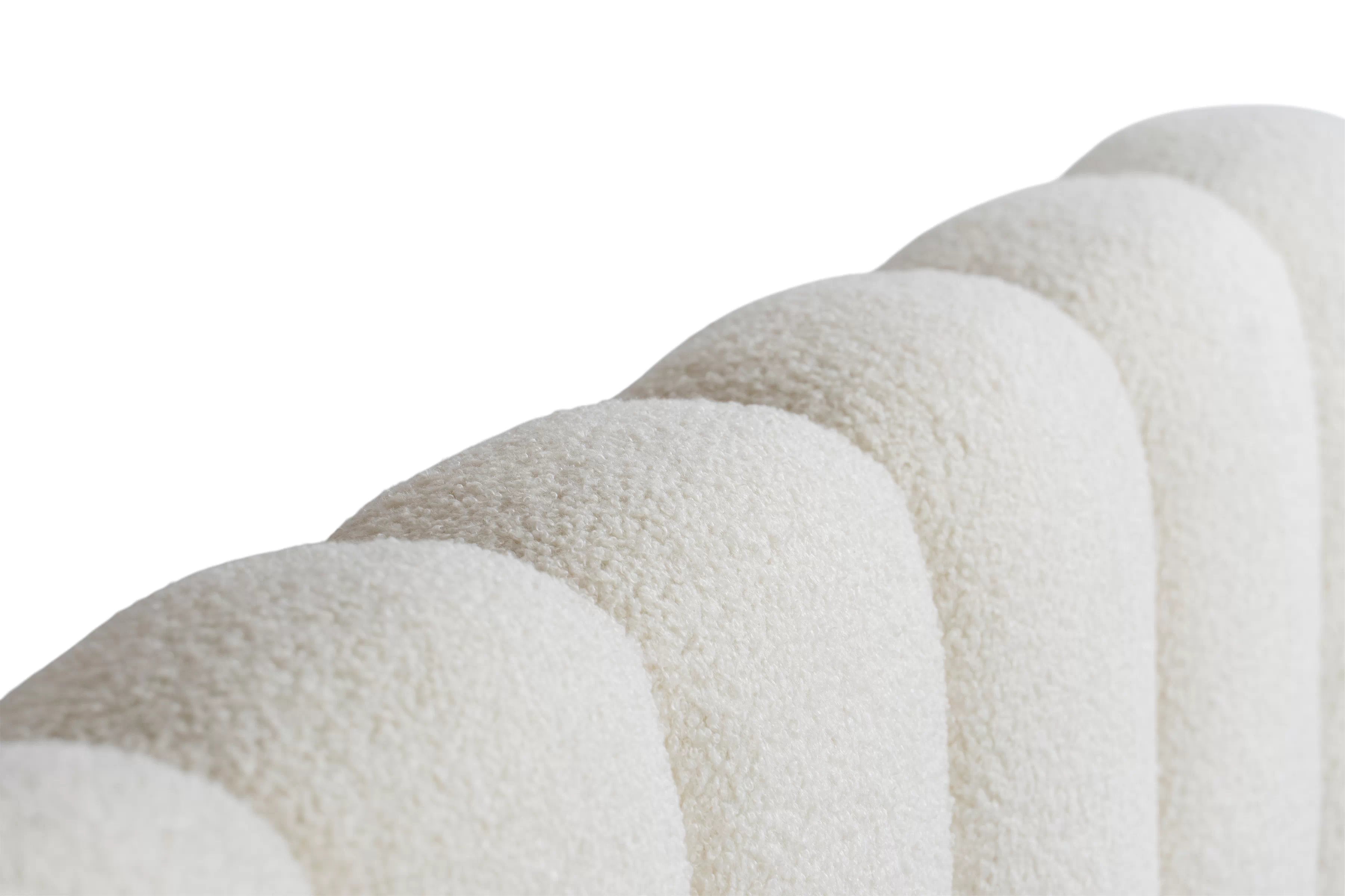 Manželská posteľ Aura 160x200 s úložným priestorom - svetlobéžové buklé Quelle 02 Posteľ čalúnená Aura 160x200 S vnútorným úložným priestorom- svetlý Béžová bukla Quelle 02