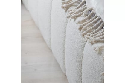 Čalouněná postel Aura 180x200 s úložným prostorem - světlý béž buklé Quelle 02 Postel čalouněné Aura 180x200 s úložným prostorem- světlý béžová bukla Quelle 02 